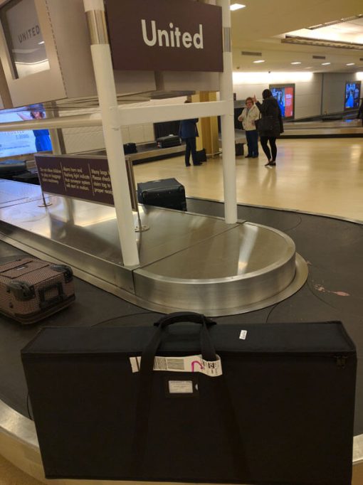 Airline Checkable Luggage Case for the Traveler Low Angle Inversion Table